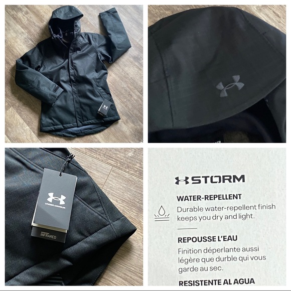 NWT $200 UA STORM Sienna 3-In-1 Jacket Size: S - Picture 9 of 16